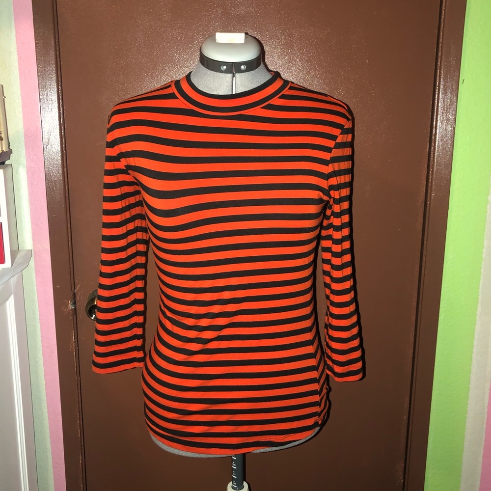 ***sold*** Bad Girl striped top 3/4 sleeves